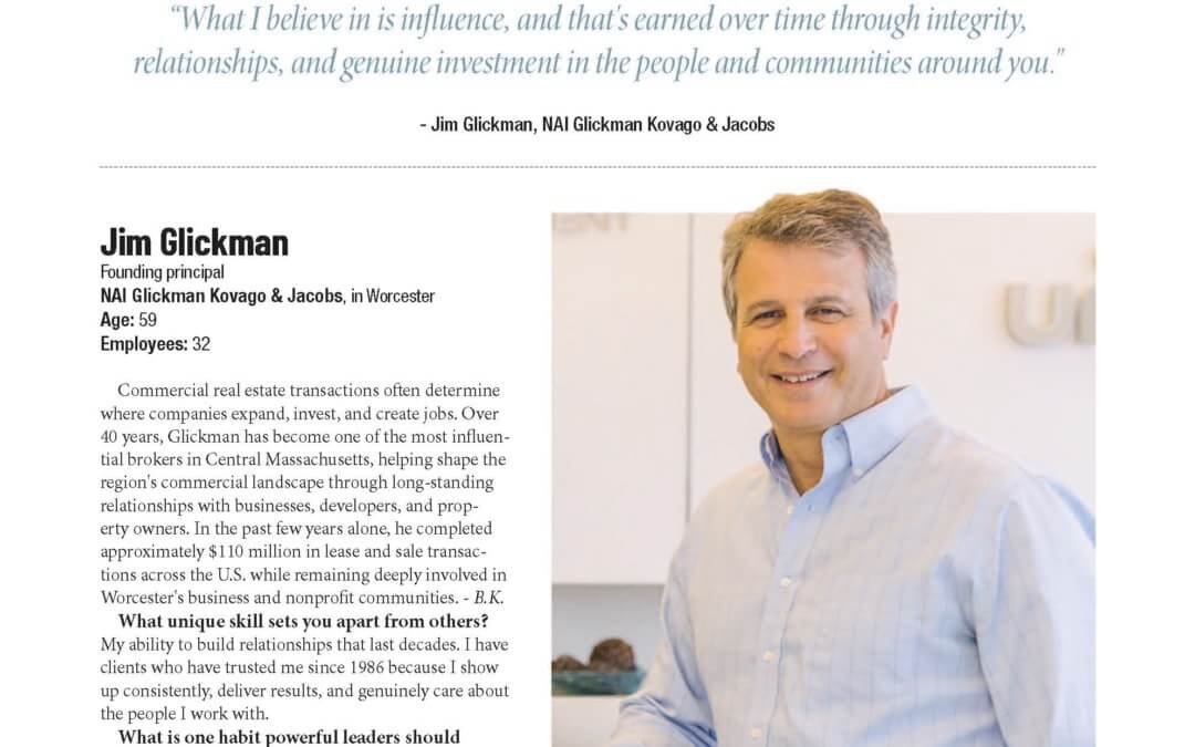 2026 Power 100: Jim Glickman Founding principal at NAI Glickman Kovago & Jacobs